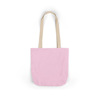 Bossy Pink Heart Tote Bag — Cute Retro Graphic Canvas Tote