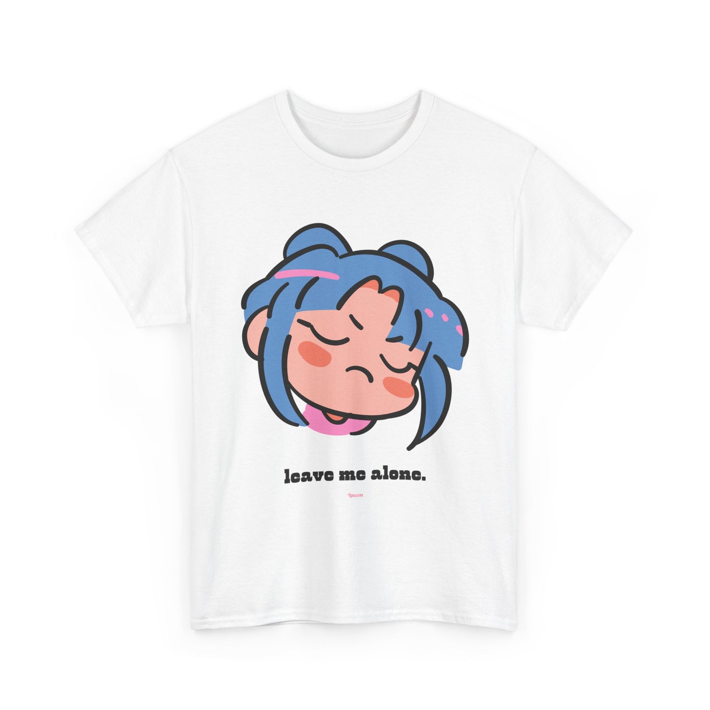 Leave Me Alone Tee — Cute Anime Sad Girl Graphic T-Shirt