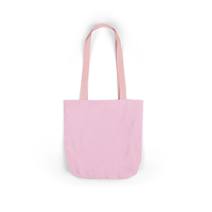 Bossy Pink Heart Tote Bag — Cute Retro Graphic Canvas Tote
