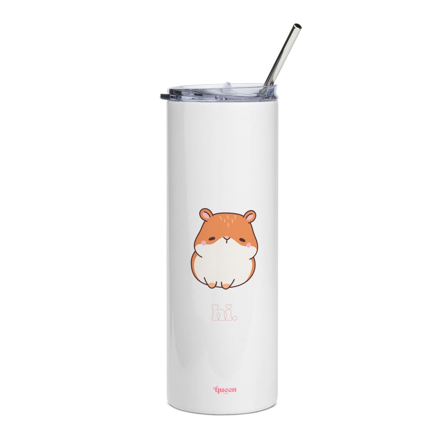 Cute Chubby Hamster 20oz Stainless Tumbler – Insulated Travel Cup