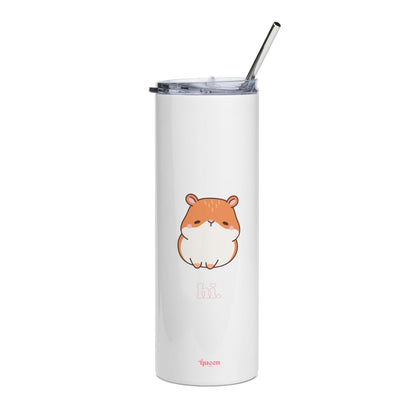 Cute Chubby Hamster 20oz Stainless Tumbler – Insulated Travel Cup