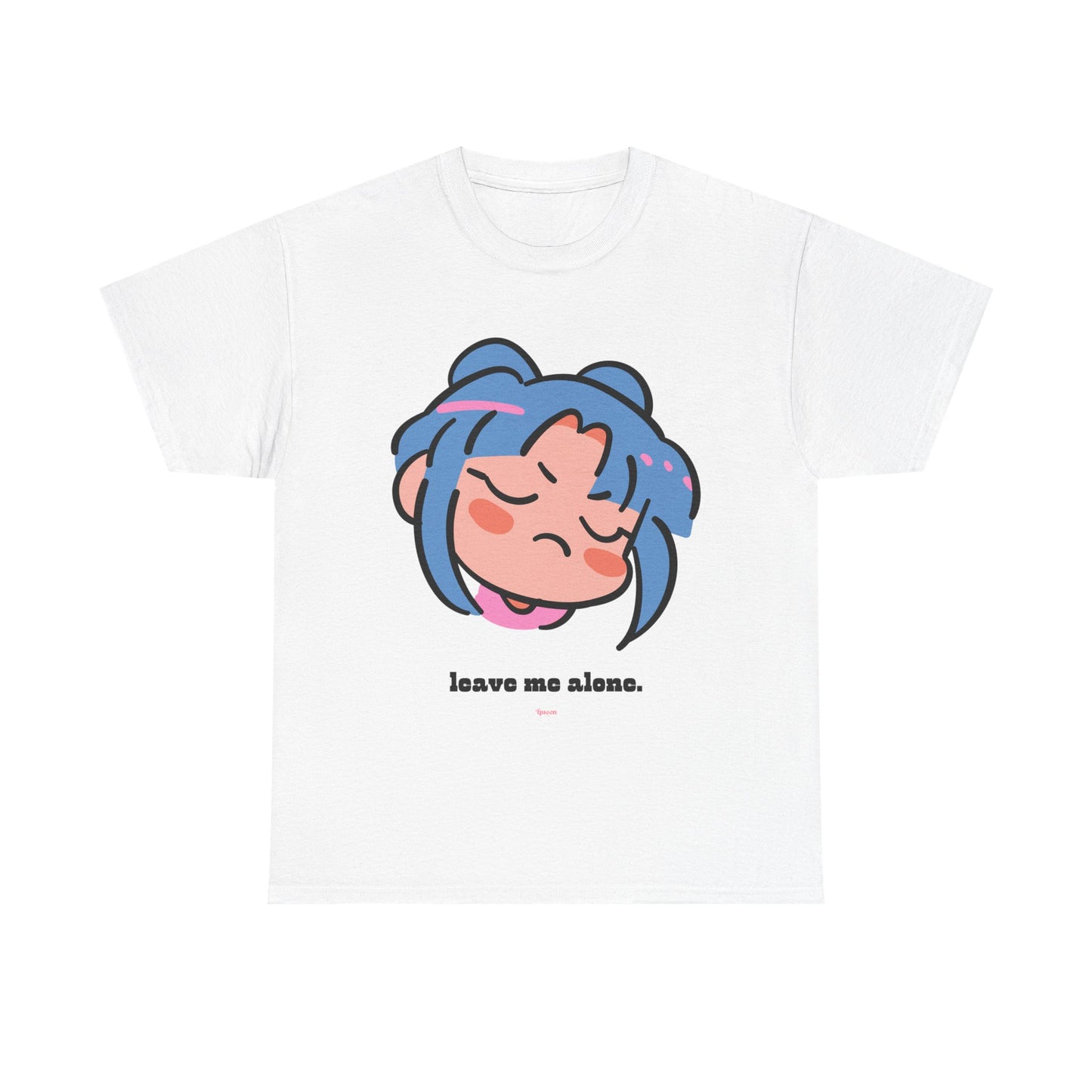Leave Me Alone Tee — Cute Anime Sad Girl Graphic T-Shirt