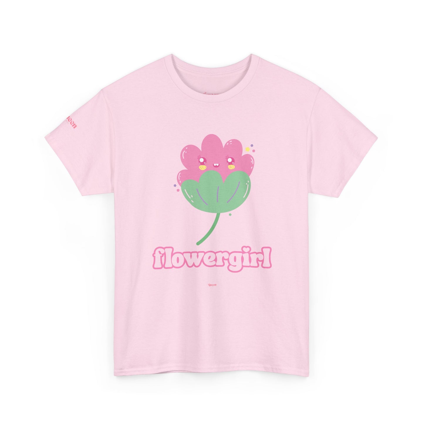 Flowergirl T-Shirt — Cute Pink Floral Graphic Tee