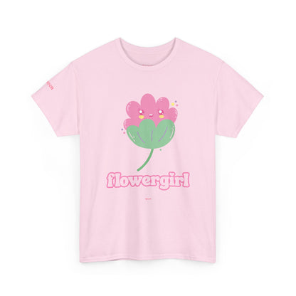 Flowergirl T-Shirt — Cute Pink Floral Graphic Tee