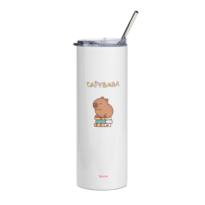Capybara Cute Stack 20oz Stainless Tumbler — Cute Animal Coffee Tea Travel Cup